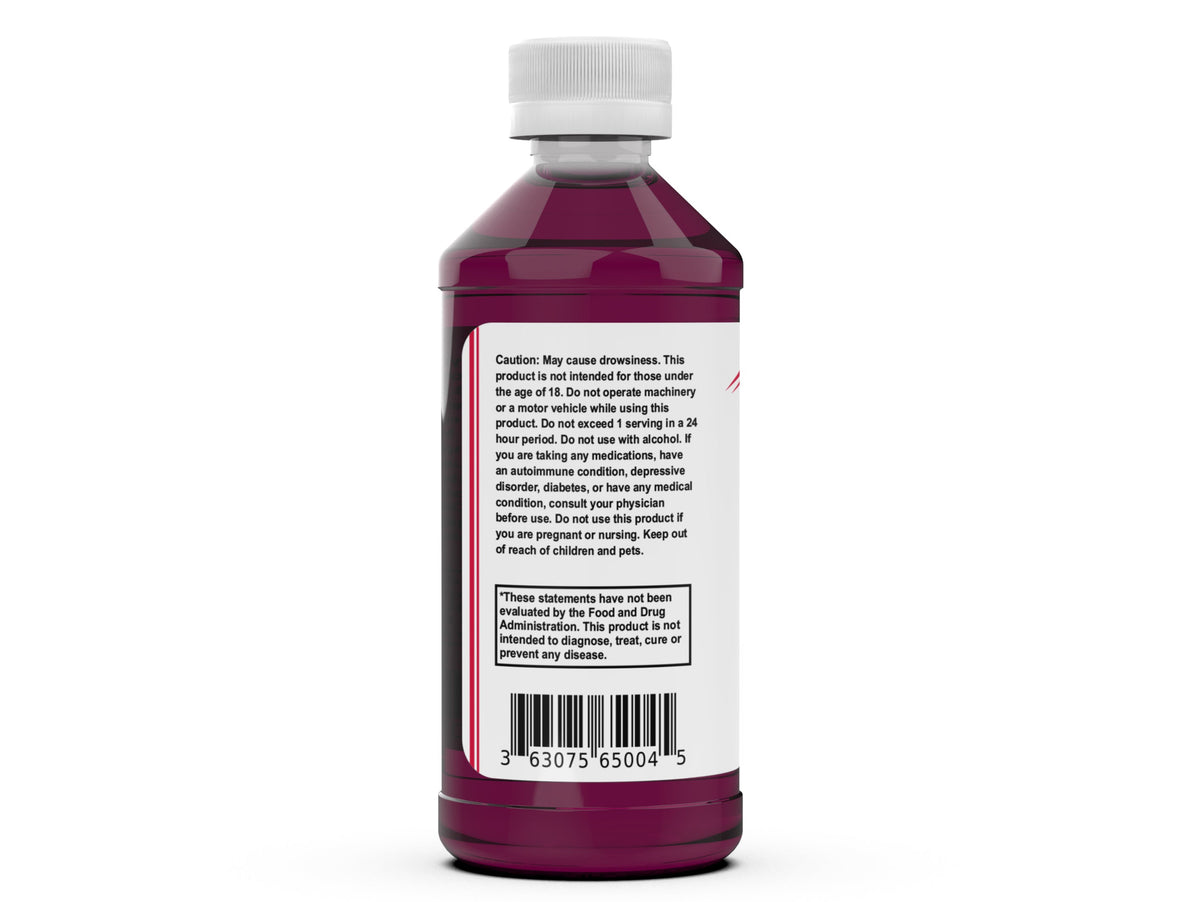 Wocklean Legal Lean All Natural Purple Relaxation Syrup (16oz) Pint
