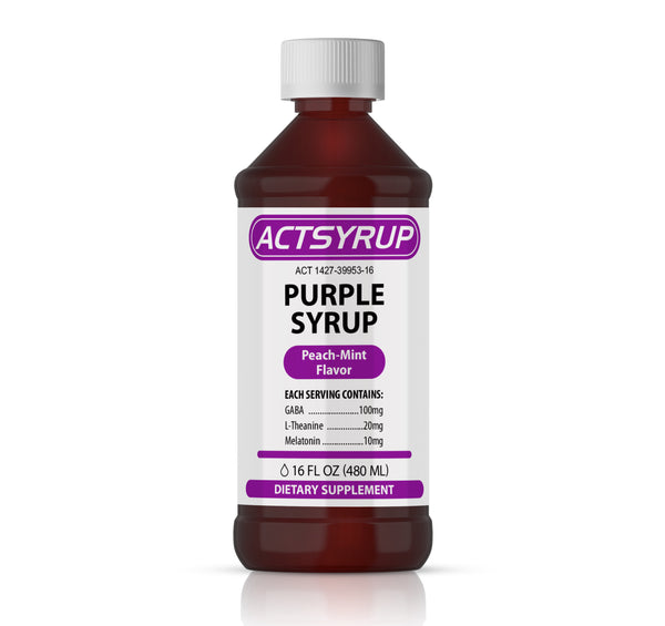 (16oz) Purple Peach-Mint Flavor