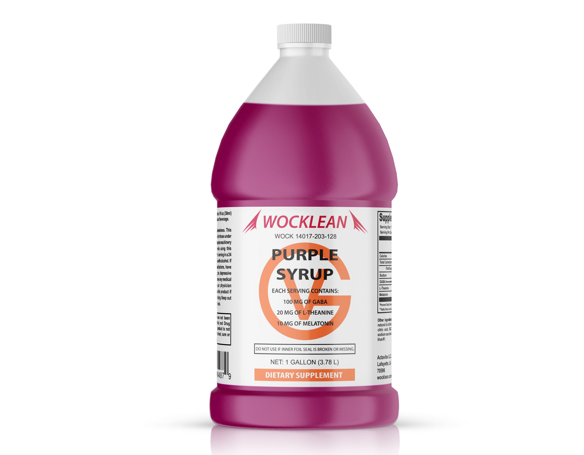 WOCKLEAN Purple 1 Gallone Flasche für beste Entspannung